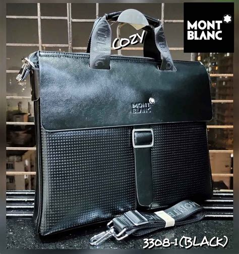 mont blanc wash bags|mont blanc laptop bag.